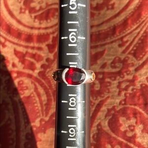 Elegant Red Gemstone Ring